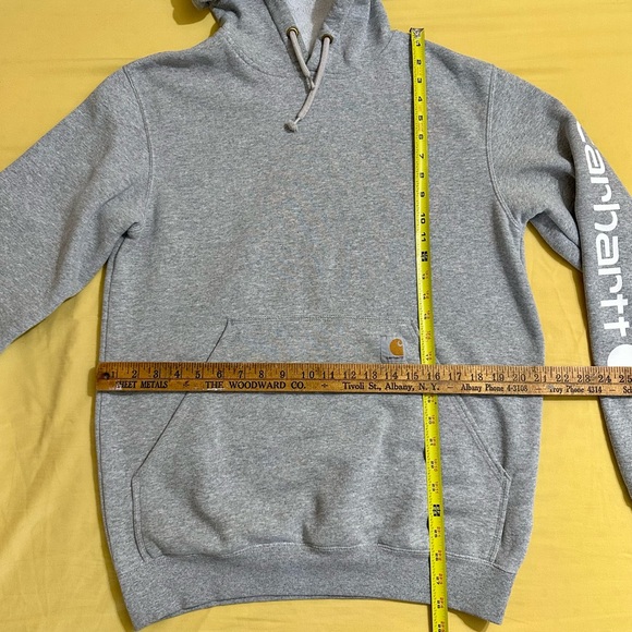 Carhartt K288 HGY Original Fit Logo Sleeve Men’s Size Small Gray - Picture 8 of 9